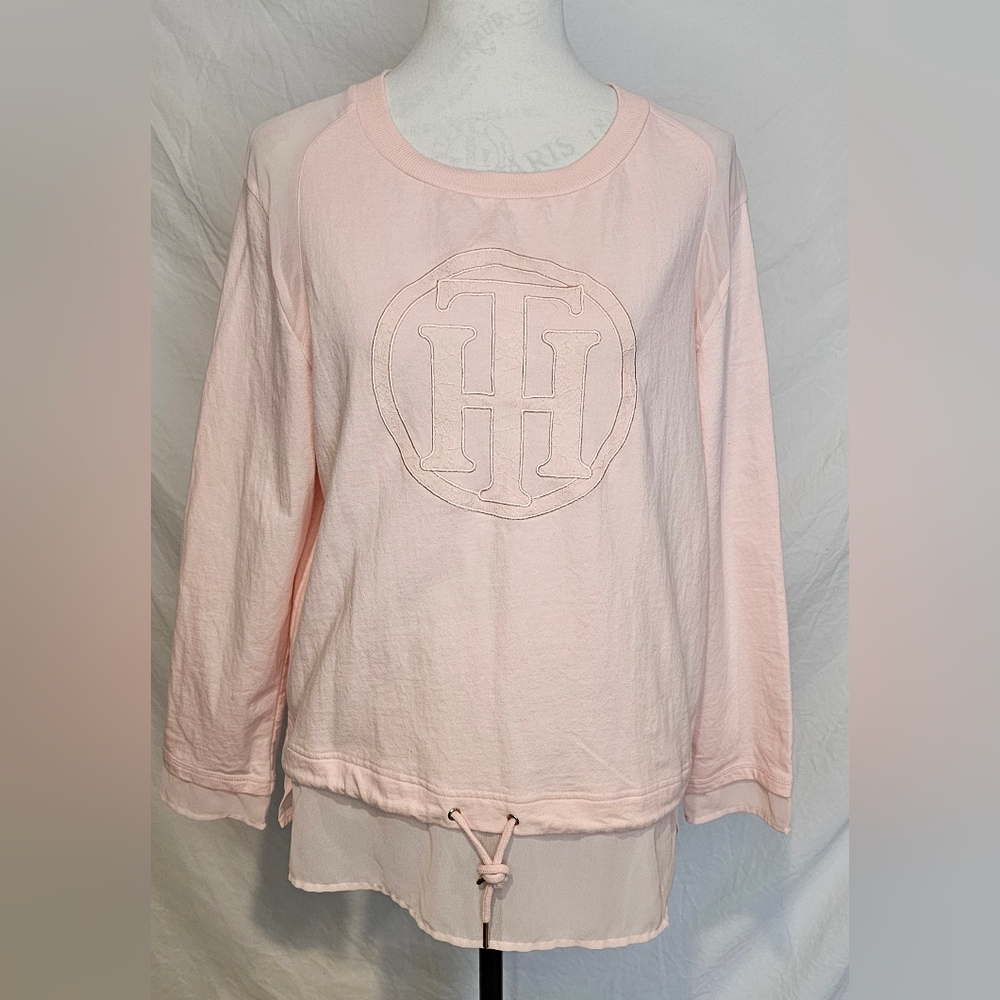 *EUC* Tommy Hilfiger Light Pink Long Sleeve Top